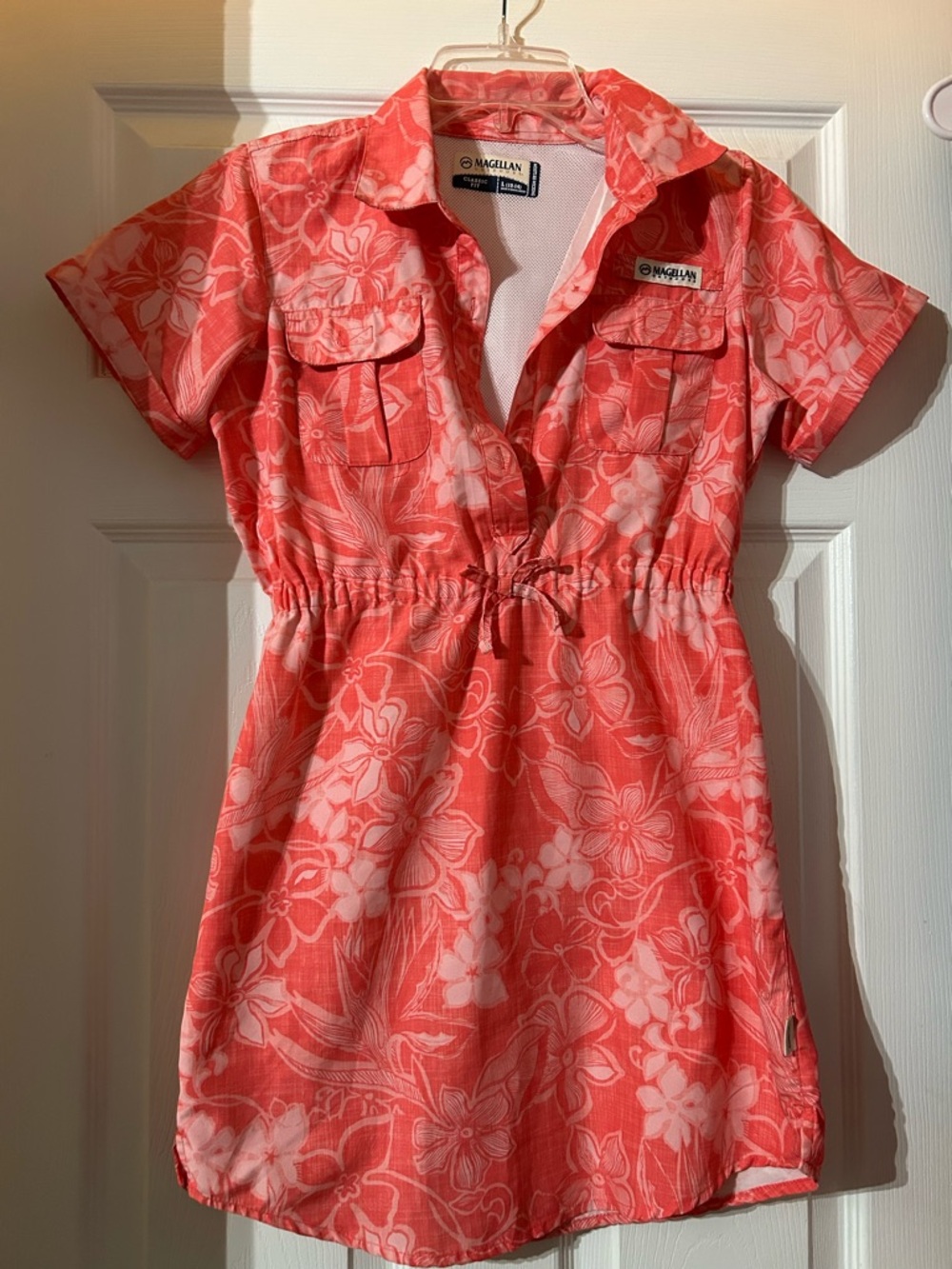 Magellan Tropical Hawaiian Outdoor Dress Size Large 10/12 EUC